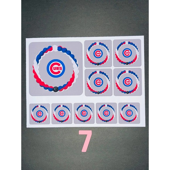 CUBS BASEBALL HIGH QUALITY STICKERS SET BUNDLE - Picture 7 of 10
